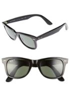 Men's Ray-ban 50mm Polarized Wayfarer Sunglasses - Black