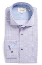 Men's Ted Baker London Split Trim Fit Dot Dress Shirt