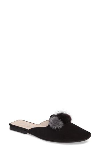 Women's Patricia Green Cerise Genuine Fur Mule