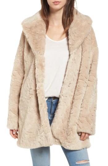 Women's Steve Madden Shaggy Faux Fur Coat
