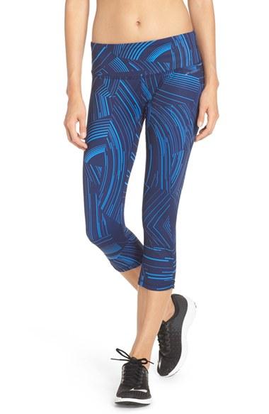 Women's Brooks 'greenlight' Capri Leggings - Blue
