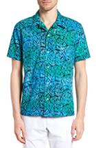 Men's Jeff Oahu Trim Fit Sport Shirt - Blue