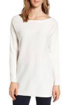 Women's Halogen Bateau Neck Sweater - Ivory