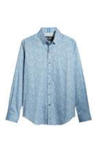 Men's Robert Graham Corey Paisley Sport Shirt, Size - Blue