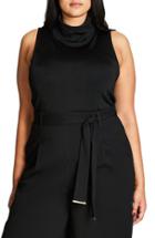 Women's City Chic Sexy High Neck Top
