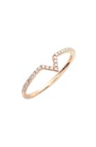 Women's Bony Levy Open Triangle Stackable Diamond Ring (nordstrom Exclusive)