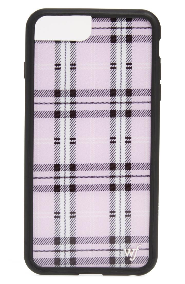 Wildflower Tartan Plaid Iphone 6/7/8 Case - Purple