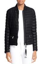 Women's Moncler Buglosse Quilted Leather Down Jacket