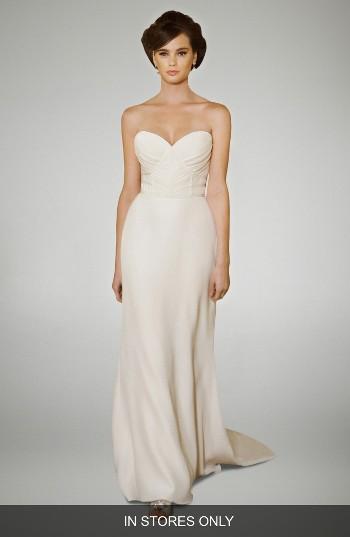 Women's Matthew Christopher Selma Crepe Column Gown