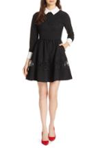 Women's Ted Baker London Haeden Collared Lace Panel Dress