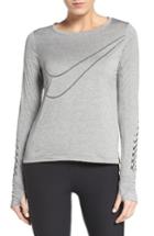 Women's Nike Breathe Top - Grey