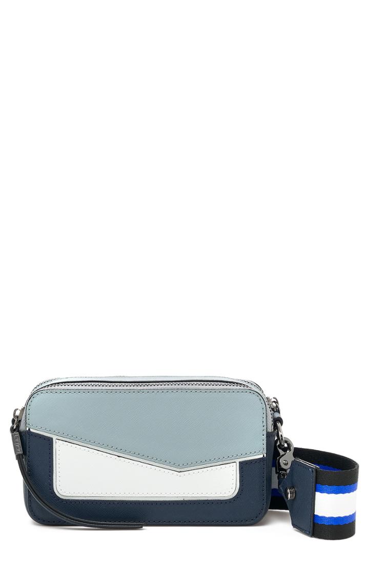 Botkier Cobble Hill Leather Convertible Camera Bag - Blue
