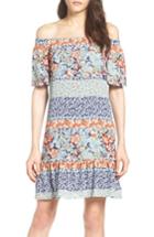 Women's Charles Henry Off The Shoulder Dress - Blue