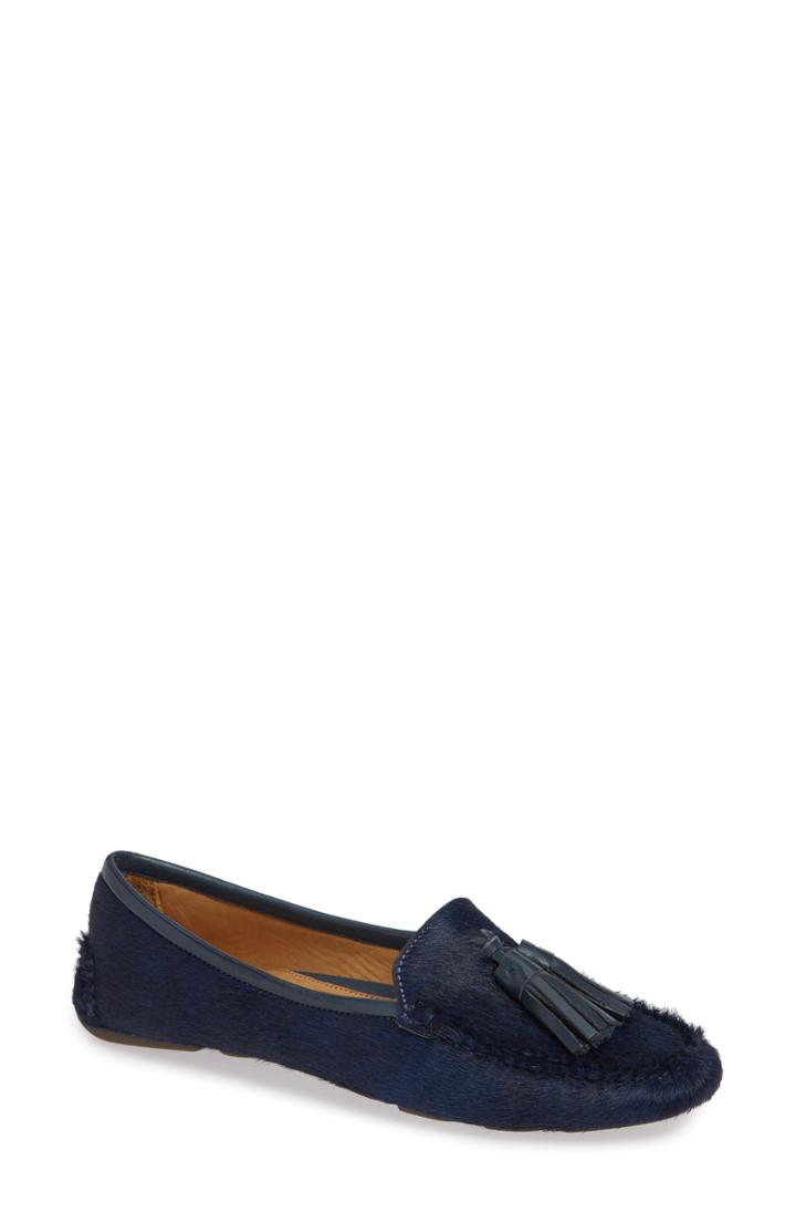 Women's Patricia Green Ricky Genuine Calf Hair Loafer .5 M - Blue