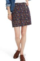 Women's Madewell Side Button A-line Miniskirt - Blue
