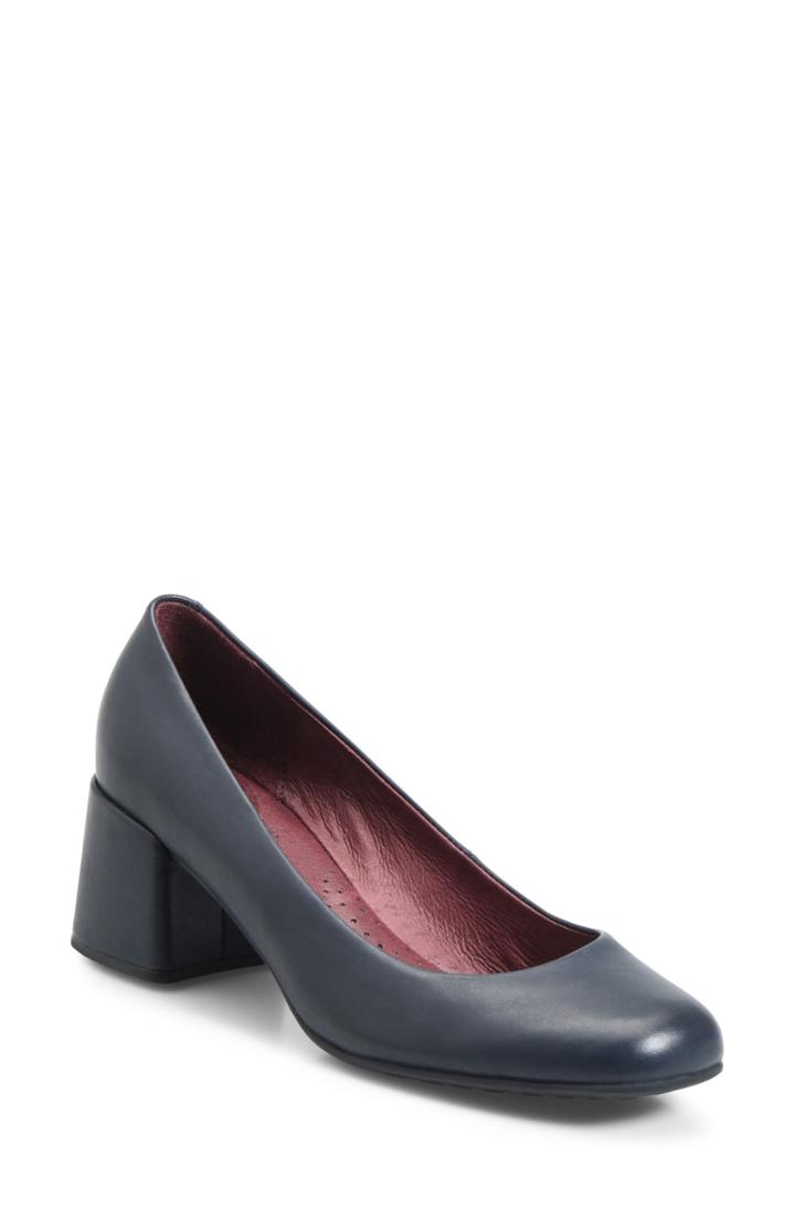 Women's Ono Magnolia Block Heel Pump .5 M - Blue