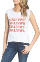 Women's Rebecca Minkoff Grl Pwr Muscle Tee, Size - Ivory