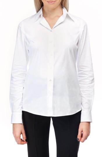 Women's Pietro Brunelli Camj Spread Collar Maternity Shirt - White