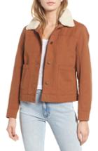 Women's Pendleton Down Faux Shearling Trucker Jacket