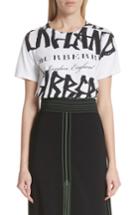 Women's Burberry Boulder Graphic Tee, Size - White