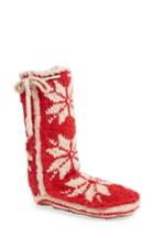 Women's Woolrich 'chalet' Socks - Red