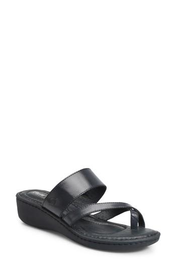 Women's B?rn Siene Wedge Sandal M - Black
