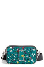 Marc Jacobs 3d Flower Snapshot Crossbody Bag - Blue