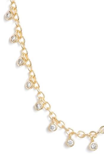 Women's Melinda Maria Mackenzie Fringe Pave Necklace