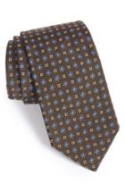 Men's Robert Talbott Medallion Silk Tie, Size - Brown