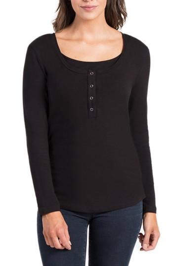 Women's Savi Mom Avery Scoop Neck Maternity/nursing Tee