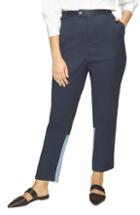 Women's Universal Standard Satin Trim Pants, Size Xs (14-16) - Blue