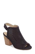 Women's Isola 'lora' Perforated Open-toe Bootie Sandal .5 M - Blue