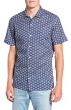 Men's Tori Richard Regular Fit Print Sport Shirt - Blue