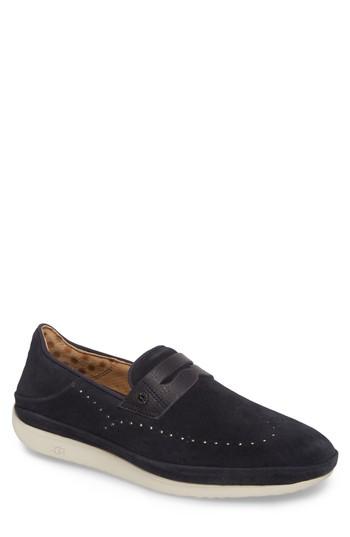Men's Ugg Cali Collapsible Wingtip Penny Loafer M - Blue
