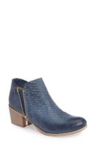 Women's Crosstown Cher Snake Embossed Bootie Eu - Blue