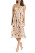 Women's Nsr Marie Floral Bustier Midi Dress - Pink