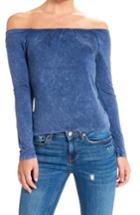 Women's Thieves Like Us Off The Shoulder Top, Size - Blue