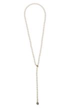 Women's St. John Collection Swarovski Imitation Pearl & Crystal Lariat Necklace