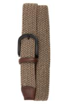 Men's Torino Belts Braided Melange Belts - Khaki