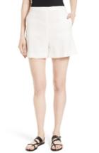 Women's Theory Tarrytown Stretch Linen Blend Shorts - White