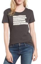 Women's Sundry Dream American T-shirt - Black