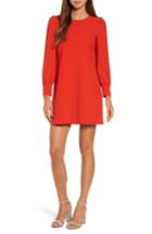 Women's Chelsea28 Button Detail Shift Dress - Red