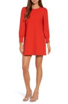 Women's Chelsea28 Button Detail Shift Dress - Red