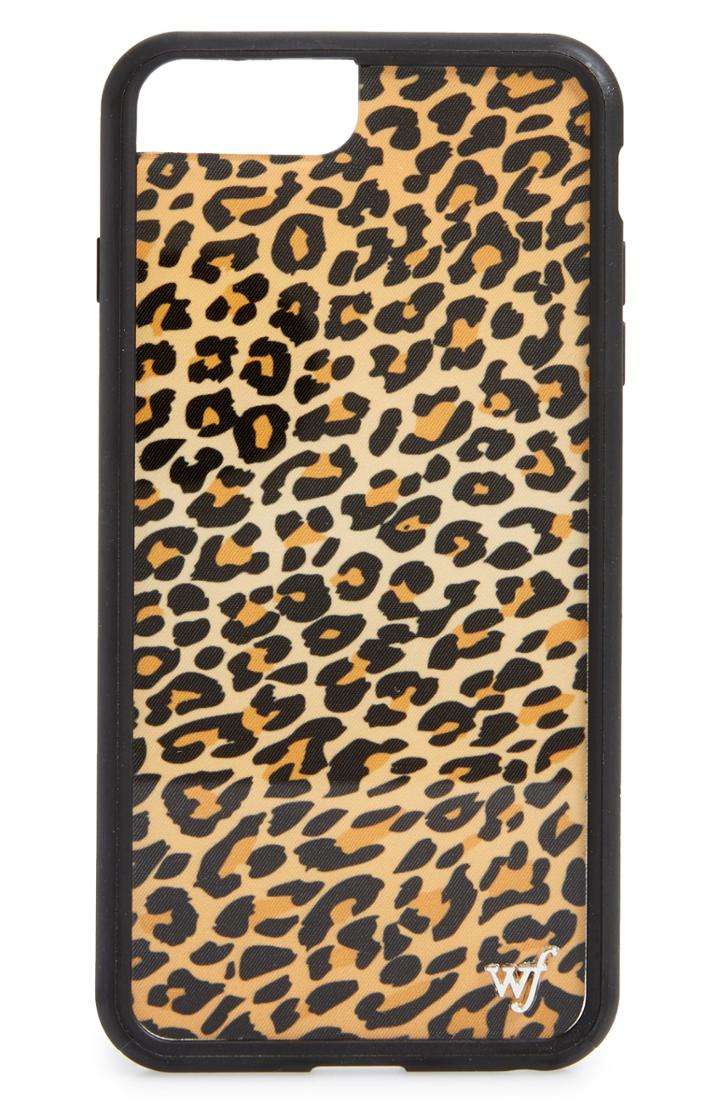 Wildflower Leopard Print Iphone 6/7/8 Case - Brown