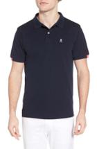 Men's Psycho Bunny Neon Tipped Golf Polo (xxl) - Blue