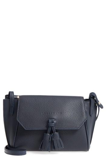 Longchamp Penelope Leather Crossbody - Blue