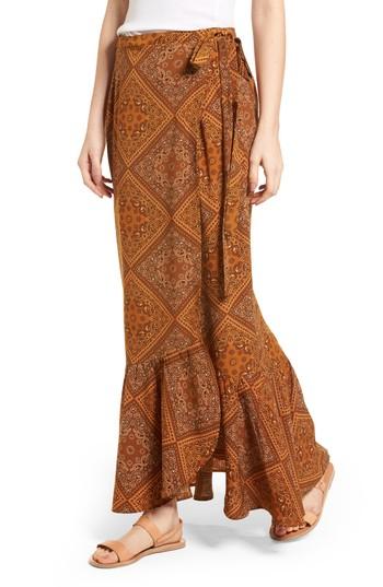 Women's Lira Clothing Elsa Bandana Print Skirt - Yellow