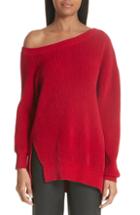 Women's Yigal Azrouel One-shoulder Sweater - Red