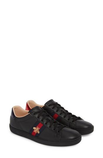 Women's Gucci New Ace Sneaker Us / 42eu - Black
