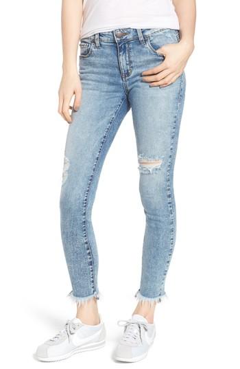 Women's Sts Blue Emma Fray Hem Ankle Skinny Jeans - Blue